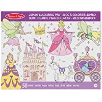 Melissa &amp- Doug- Princesas y Hadas Bloc Gigante para Colorear- Multicolor (14263) - color-modelo surtido